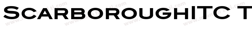 ScarboroughITC TT Bold字体转换